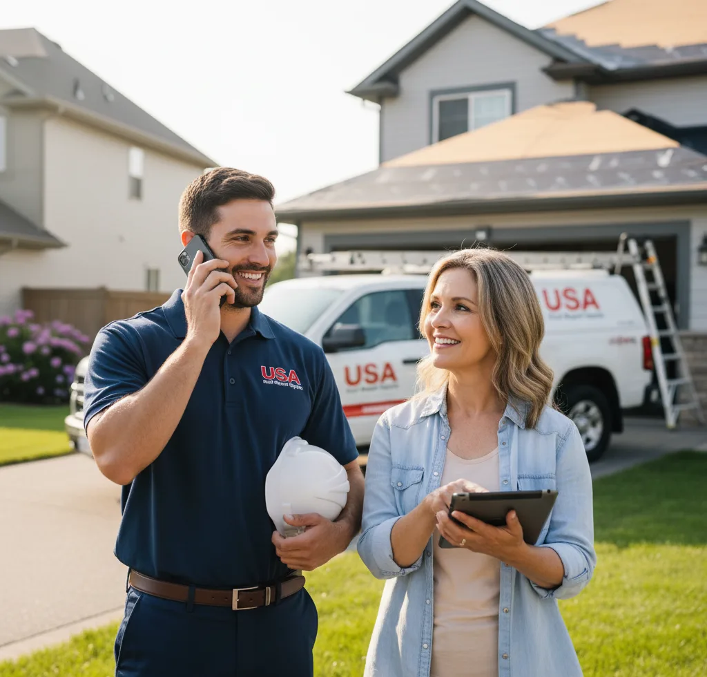 USA Roof Repair Experts customer support in Petaluma